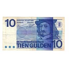 [#629791] Banknot, Holandia, 10 Gulden, 1968, 1968-04-25, KM:91b, VF(20-25)