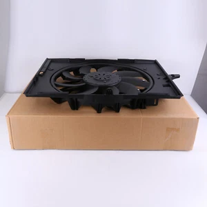 621-211 Radiator Cooling Fan Assembly For 04-09 BMW 525i/530i/528xi/750i/645Ci - Picture 1 of 14