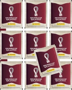 10 x PANINI 2022 FIFA World Cup Qatar Soccer Sticker Collection Sealed Packs - Picture 1 of 4