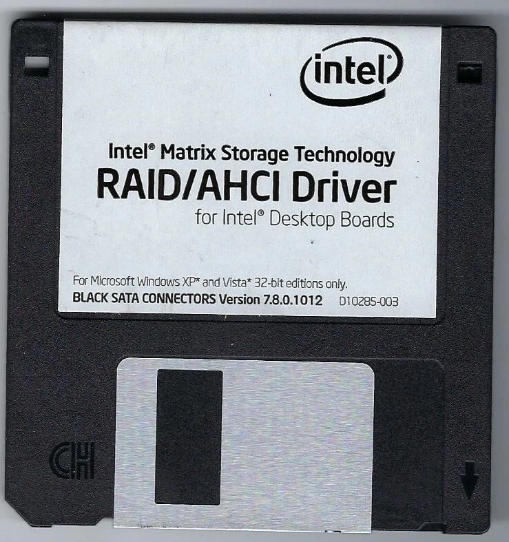 Intel RAID/AHCI Driver for Intel Desktop Boards, unused - Image 1 of 1