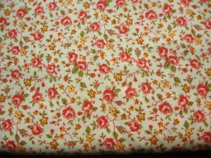 Robert Kaufman Chandelier Nostalgia Floral #73015 Pink Rose Dark Yellow Floral - Picture 1 of 1