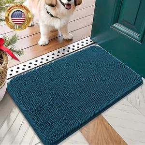 Dog Door Mat for Muddy Paws 24X16, Absorbs Moisture and Dirt, Absorbent Non-Slip - Picture 1 of 8