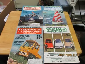 "Mechanix Illustrated" February, March, April, December. All 1968 - Picture 1 of 11