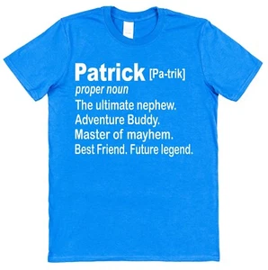 Personalised Funny Nephew Definition T-Shirt Dictionary Style Aunt Uncle Gift - Picture 1 of 5