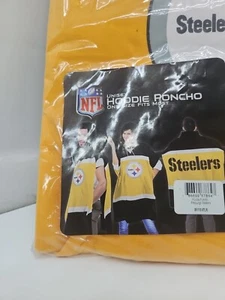 Poncho unisex con cappuccio Pittsburgh Steelers NFL - Foto 1 di 3