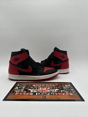 Air Jordan 1 Retro Bred 1994 Size 6.5 Brand New 130207-061 - Image 1 of 4