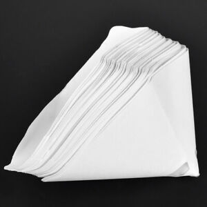60pcs/set 100 Mesh Paper Paint Strainer Conical Fine Filter Coating Cone Funnel☃