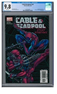 Cable/Deadpool #24 (2006) Key 1st Meeting with Spider-Man CGC 9.8 S409 - Picture 1 of 2