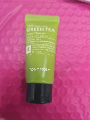 🍵 TONYMOLY Chok Chok Green Tea Foam Cleanser – 20 ml Travel | NEW | Authentic - Image 1 of 3