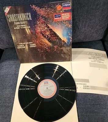 SHOSTAKOVICH Piano Quintet, Songs ASHKENAZY, FITZWILLIAM QUT London 411940 1  NM Foto 1 de 4