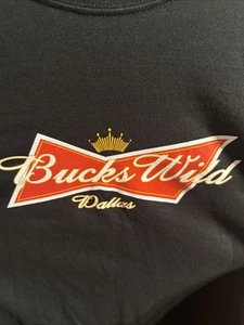 Camiseta Bucks Wild Dallas Strip Club Talla XL Tema Budweiser Nueva - Imagen 1 de 4
