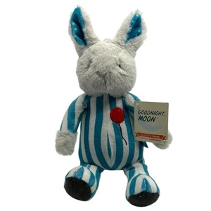 Bolsa de frijoles Goodnight Moon pijama a rayas de conejito 10" peluche nuevo con etiqueta - Imagen 1 de 5