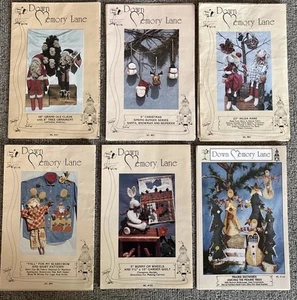 Lot 6 “Down Memory Lane” Sewing, Craft Patterns. 4”-26” Uncut - Picture 1 of 13