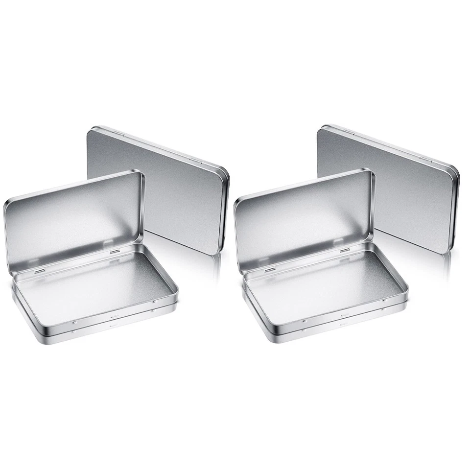 Scatola di  Rettangolare In Metallo con Coperchio In Metallo, Coperchi5394 - Immagine 1 di 1