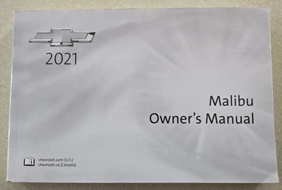 Libro manual del propietario Chevrolet Malibu 2021 equipo original OEM Foto 1 de 3