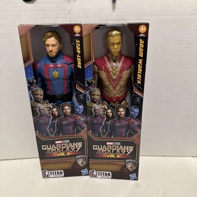 Guardians of the Galaxy 3 Titan Hero Series: ADAM WARLOCK STAR LORD Figures! Foto 1 de 4
