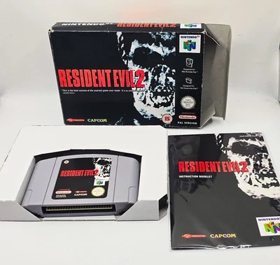 Resident Evil 2 | Nintendo 64 N64 Game | Complete Boxed Manual | VGC Tested PAL - Image 1 of 4