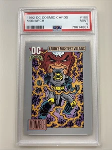 1992 DC Comics Cosmic Cards #100 Monarch PSA 9 - Picture 1 of 2
