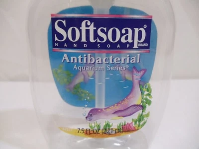 Softsoap Aquarium Series SEAL Vintage EMPTY  7.5 oz Dispenser - Image 1 of 4