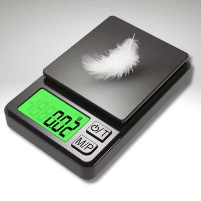 Digitale Präzisions Taschenwaage bis 1000g Waage 0.01g oder 0,1g Goldwaage Waage - Bild 1 von 4