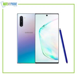 Samsung Galaxy Note 10 Aura Glow Unlocked Dual SIM 256GB 6.3" Android Smartphone - Afbeelding 1 van 16