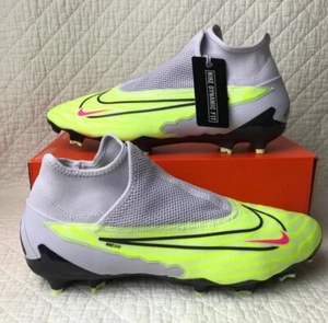 Nike Phantom GX Pro DF FG Barely Volt DD9465-705 Soccer Cleats Mens Size 13 - Picture 1 of 9
