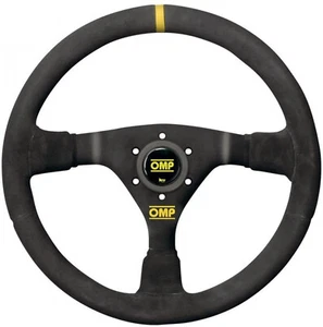 OMP WRC Steering Wheel SUEDE BLACK ANODIZED Race Rally Tuning Diameter 350mm - Afbeelding 1 van 5