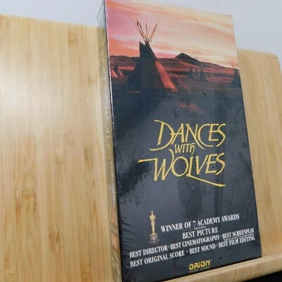 NEW FACTORY SEALED Dances with Wolves (VHS, 1990) First Release Orion Watermark - Image 1 of 4