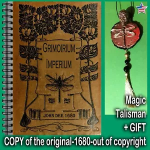 Antique Book Grimoire Magick Esoteric Manuscript Occultism Manual Witchcraft Dee - Afbeelding 1 van 24