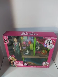 Barbie Panda Care and Rescue Vet Doll Playset Gift Quality Ships Fast - Picture 1 of 6