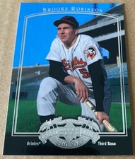 BROOKS ROBINSON 2005 Upper Deck Past Time Pennants Card #10 NM-MT Condition