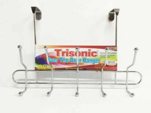 Organizador Trisonic Heary Duty Over The Door Colgador Estante Cromado Toalla Sombrero Tela - Imagen 1 de 1