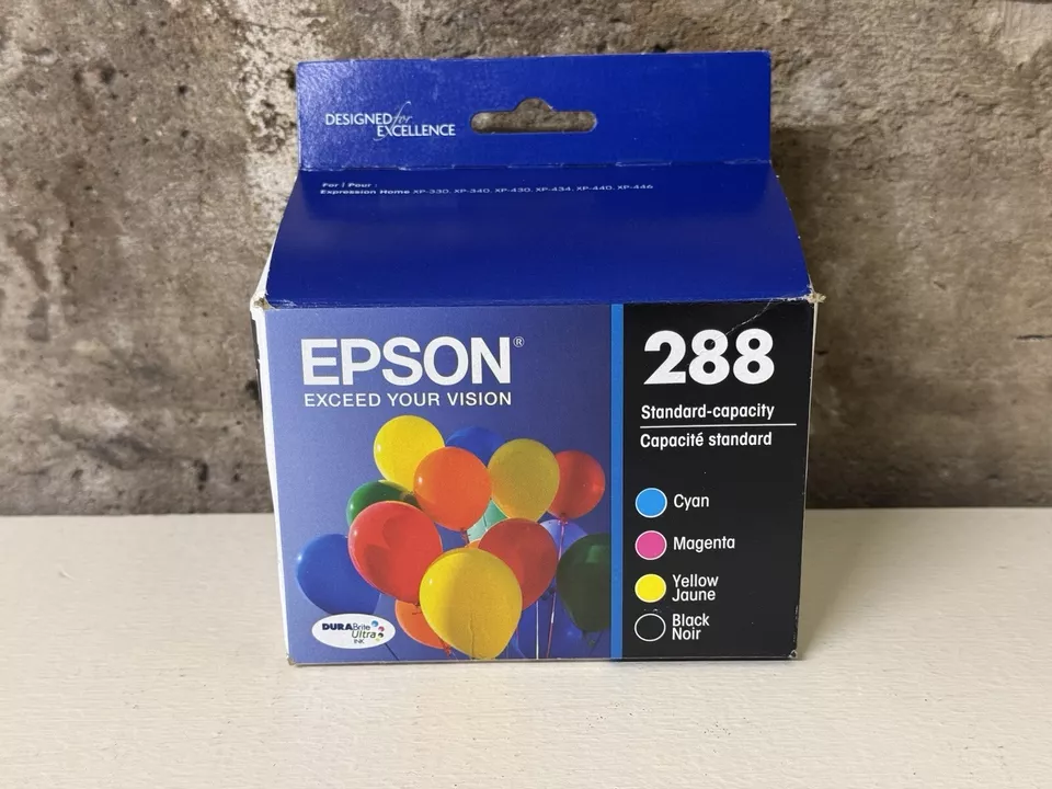 Epson 288 Ink Cartridge Set T288120-BCS T288120 T288520 T288220 T288320 T288420
