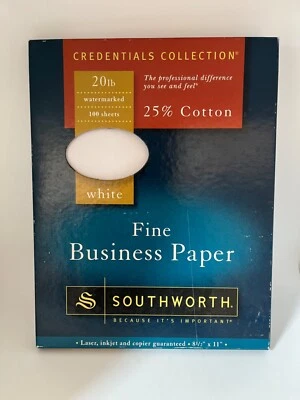 Southworth Fine Business Paper Credentials Collection 100 Shts 25 Percent Cotton - Image 1 of 3