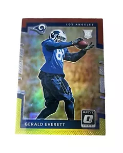 2017 Donruss Optic Red and Yellow #142 Gerald Everett D6 - Picture 1 of 2