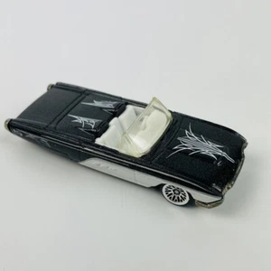 1996 Hot Wheels '63 Ford T-Bird Convertible ~ Metallic Black & White ~ TOP - Bild 1 von 12