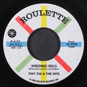 TINY TIM & HITS: wedding bells / doll baby ROULETTE 7" Single 45 RPM - Picture 1 of 2