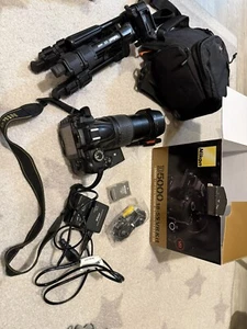 Nikon D5000 Digital Camera Body + Nikkor 18-135 + Tripod, Charger, Battery, Box - Picture 1 of 1