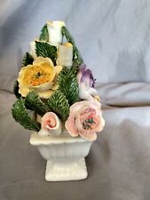 Vintage Royal Dover Bone China Flower Bouquet Figurine 6" Tall