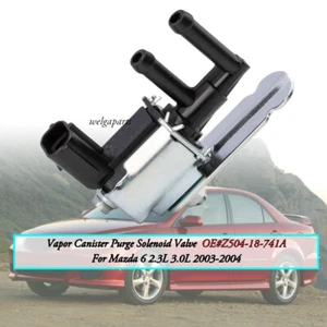 Vapor Canister Purge Solenoid Valve Z504-18-741A For 2003-2004 Mazda 6 2.3L 3.0L - Foto 1 di 14