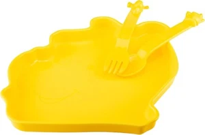 ★ Tupperware ★ Kinder Teller + Besteck ★ Tuppercare ★ WINNIE POOH ★ gelb ★ NEU - Bild 1 von 1