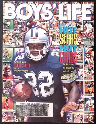 1992 NOV BOYS' LIFE MAGAZINE EMMITT SMITH BATMOBILE PINEWOOD DERBY CAR Z1284 - Image 1 of 4