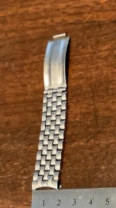 Vintage Brick Link JB Champion Bulova Accutron Stainless Steel Watchband Parts - Picture 1 of 6