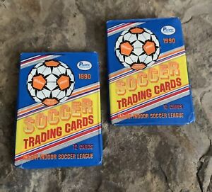 Pacific 1990 Indoor Soccer Trading Card Packs. 2. New