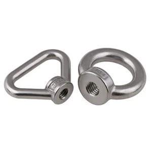 M3-M24 Lifting Ring Eye Nuts Marine Cable Rope Ring Thumb Nut A2 Stainless Steel - Picture 1 of 4