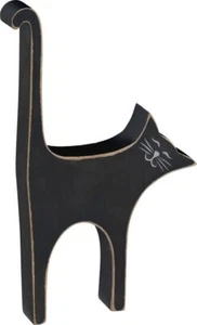 Dekofigur Katze schwarz, Höhe 17 cm - Bild 1 von 1
