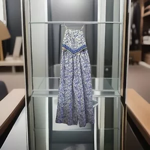 Paisley Print PALAZZO Pants and TOP 2-Piece Outfit Set By Midnight Sky Size L - Picture 1 of 17