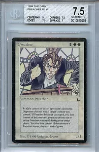 MTG Dark Preacher BGS 7.5 NM+ card Magic Amricons 5558 - Picture 1 of 2