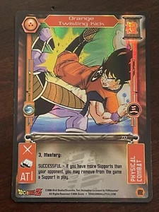 Orange Twisting Kick HOLO FOIL Rare 70 DBZ TCG LIMITED DRAGON BALL Z Score CCG - Picture 1 of 6