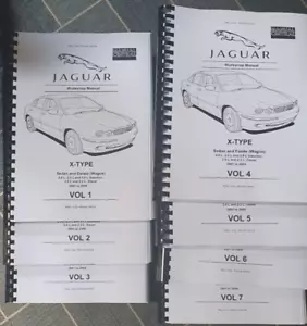 JAGUAR X-TYPE 2001 - 2009  - SEDAN & ESTATE - WORKSHOP SERVICE MANUAL 100GSM - Picture 1 of 4